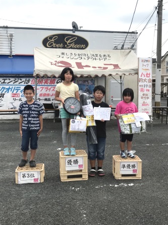 第27回トップハゼ釣り大会結果発表